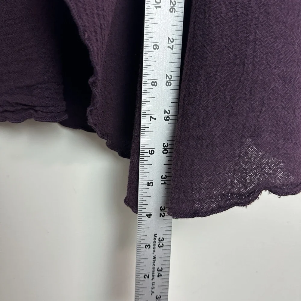 Oh My Gauze Jacket women SZ 1 M Oversized Long Ruffled Kimono Cardigan